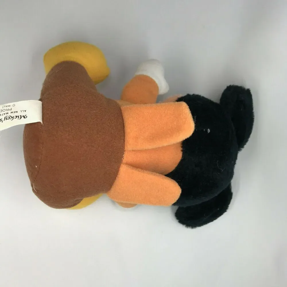 Vintage 1984 Hardee’s Disney Mickey’s Christmas Carol Plush Toy MICKEY MOUSE 7